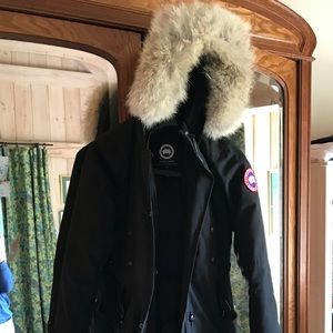 Canada Goose knee length down jacket